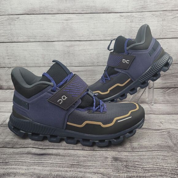 On Men's Cloud Hi Edge Defy Sneaker Shoes Navy/Black (Size 12) - Picture 1 of 7